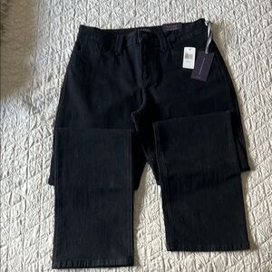 NYDJ Women's Straight Leg Jeans - Black